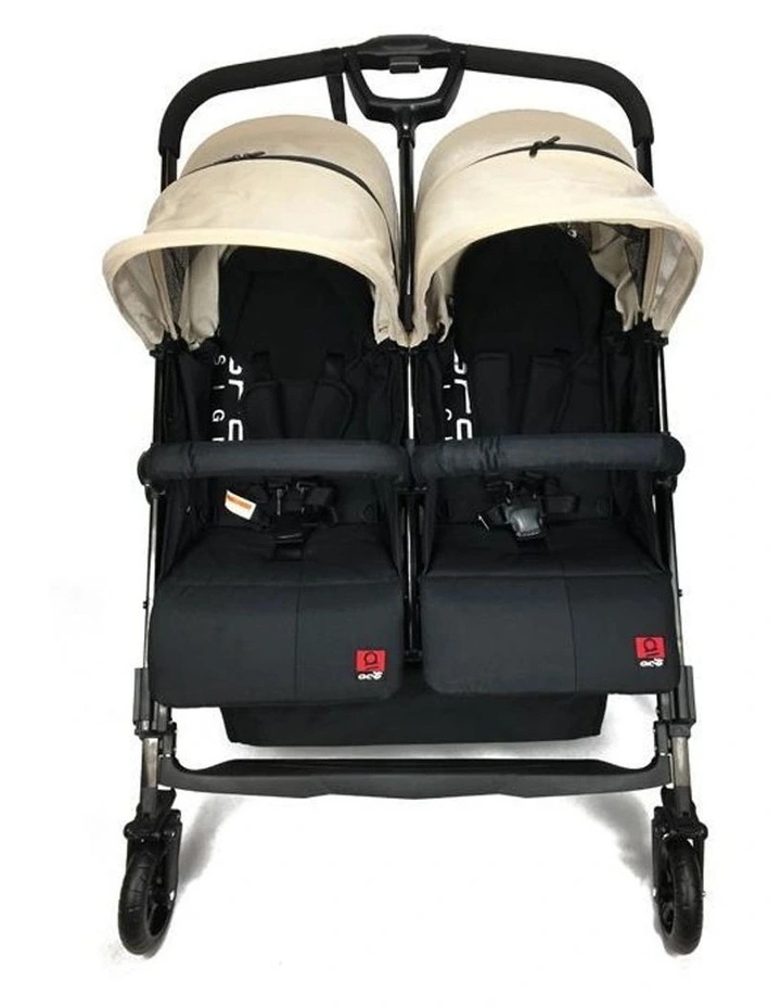 Baby Ace Libra Twin Stroller Khahki