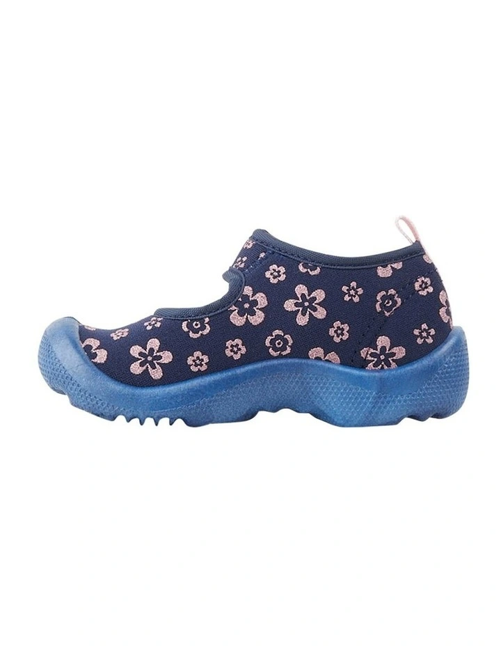 Springtime Beach Sandals in Navy/Pink