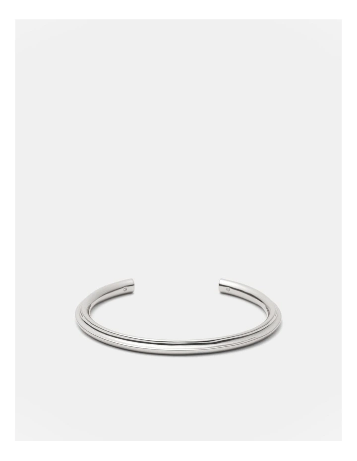 Lets Groove Cuff Bracelet in Silver