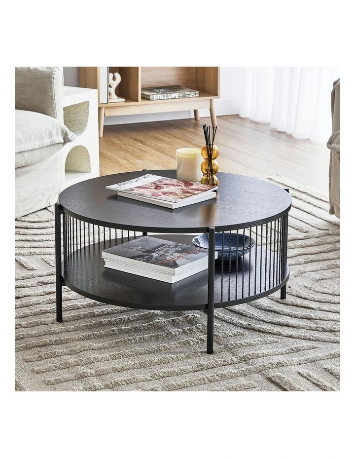 Harbour Coffee Table 76cm in Black