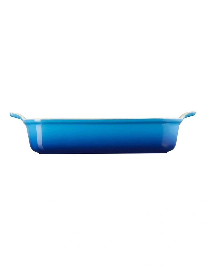 Heritage Rectangular Deep Dish 32cm in Azure Blue