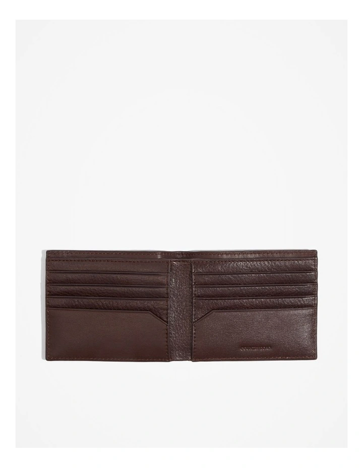 Billfold With Credit Card Case in Chocolate