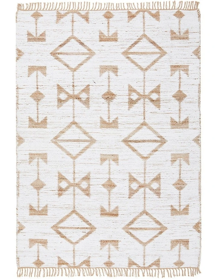 Bodhi Trudy Natural Rug in White