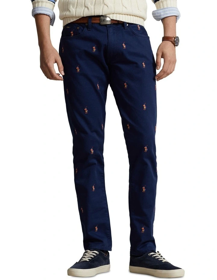 Sullivan Slim Polo Pony Jeans in Blue