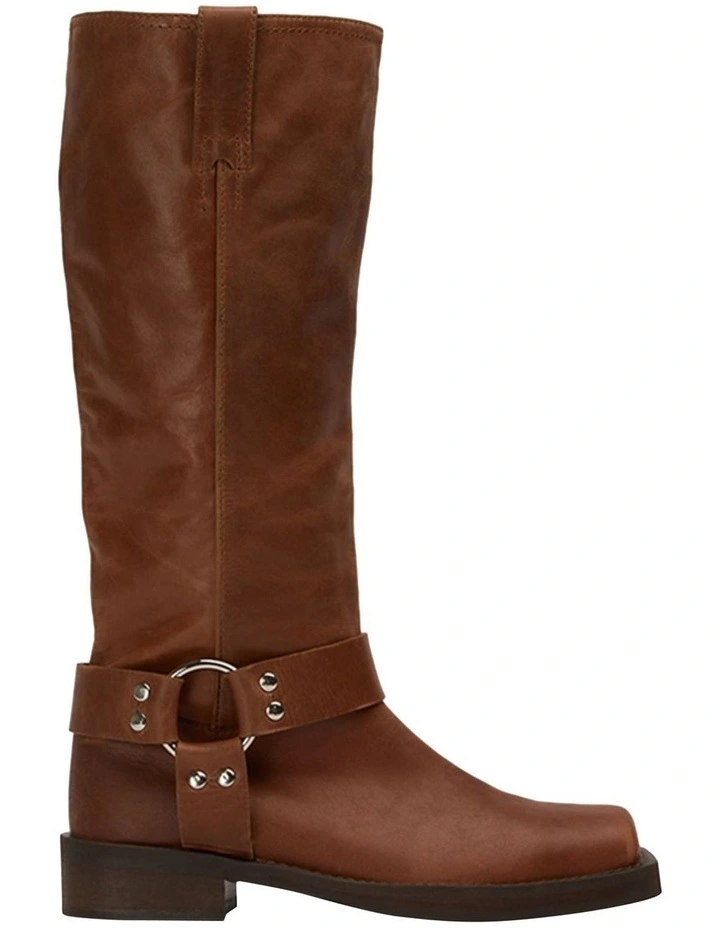 Biker Boots in Brown