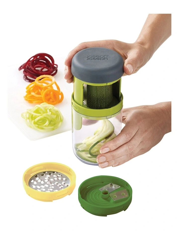 Spiro 3 in 1 Hand Held Spiralizer in Green/Yellow