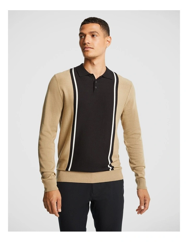 Tiger Splice Knitwear in Natural