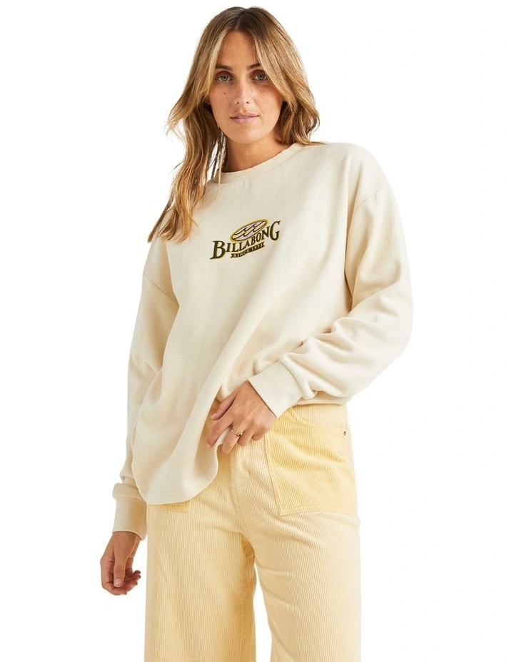 Since 73 Long Sleeve T-shirt in White Swan