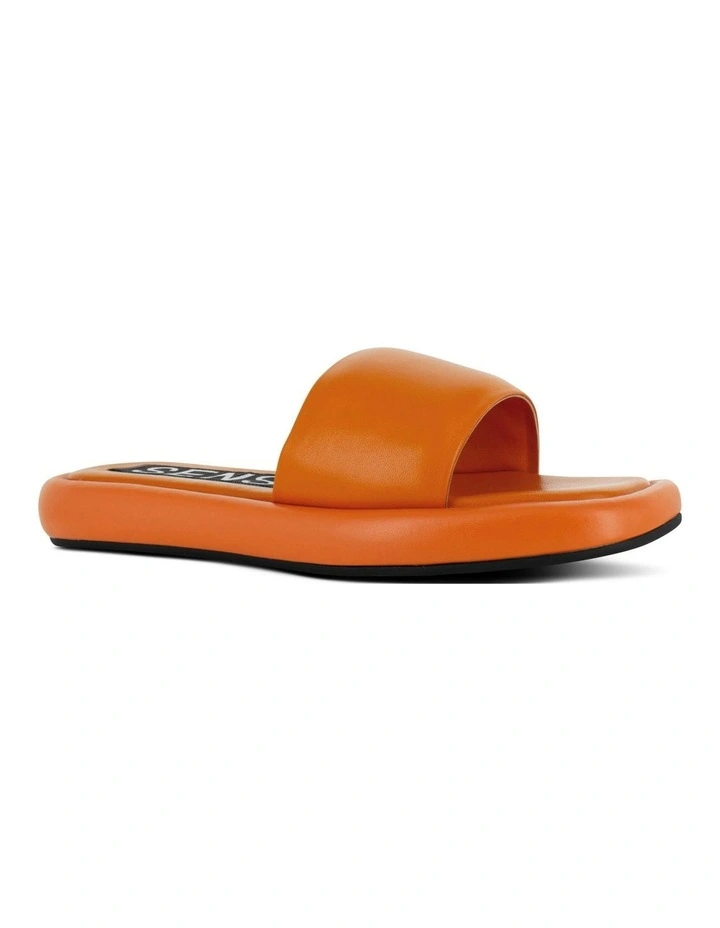 Bentley I Flat Sandals in Orange