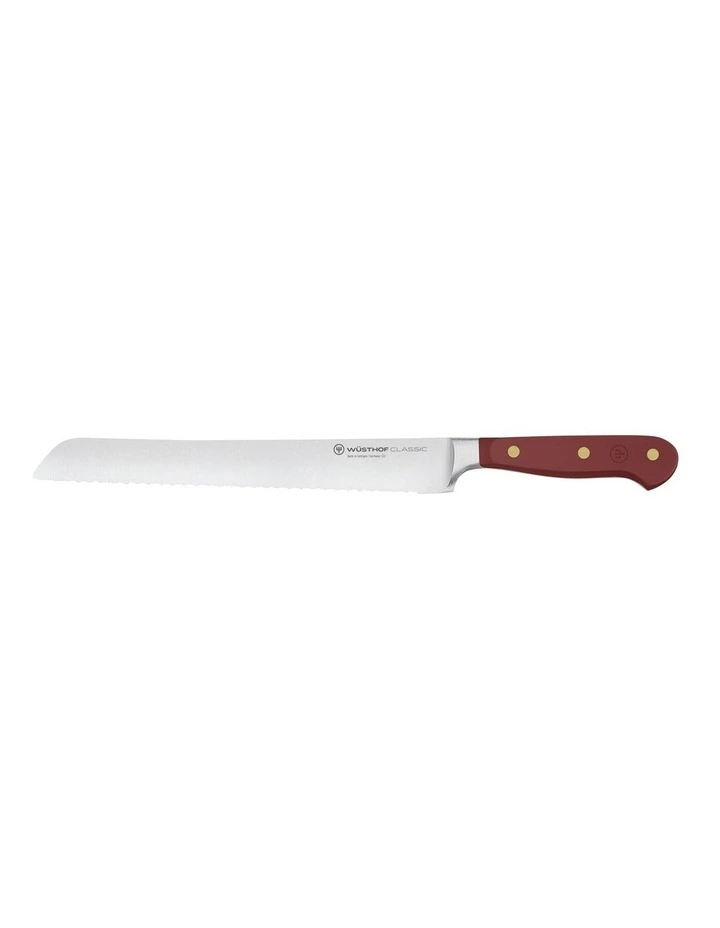 Double Serrated Bread Knife 23cm in Sumac