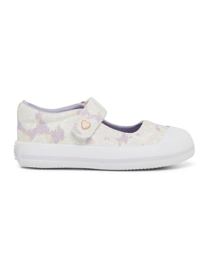 Millie Flower Maryjane Sneakers in Lilac