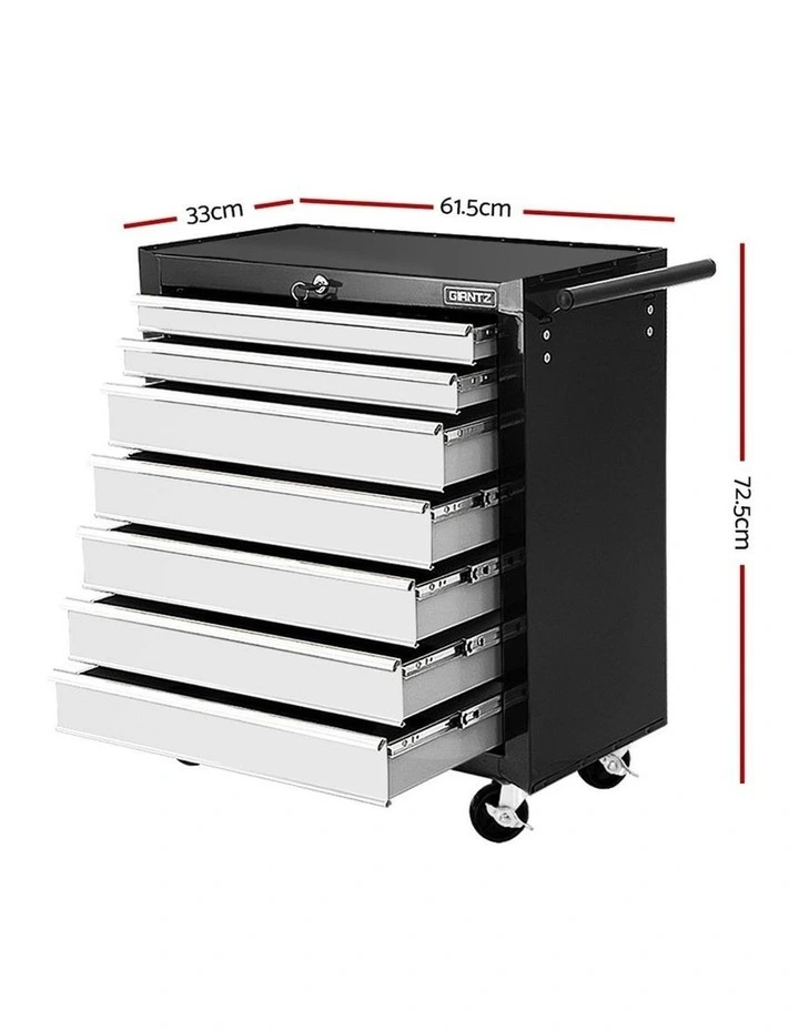 Tool Box Trolley Chest Cabinet 7 Drawers Cart Garage Toolbox Set