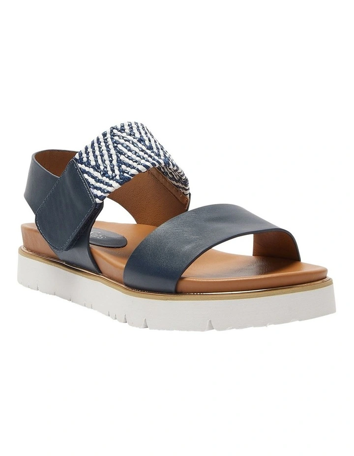 Sunset Sandals in Navy Multi