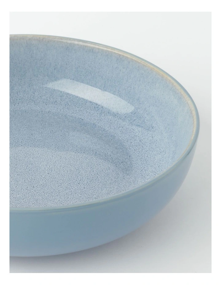 Esperance Shallow Bowl in Pale Blue