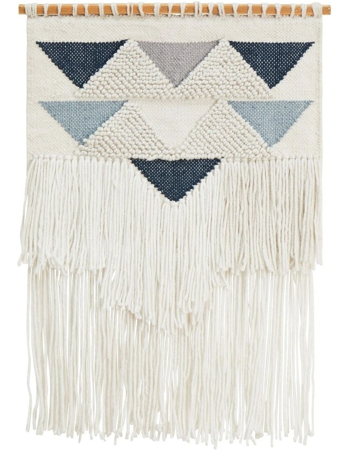 Fringe Wall Hanging in White