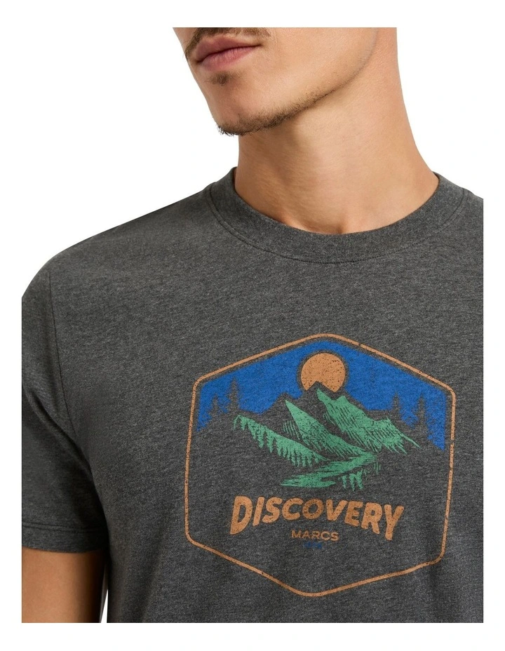 Discovery Tee in Grey Marle