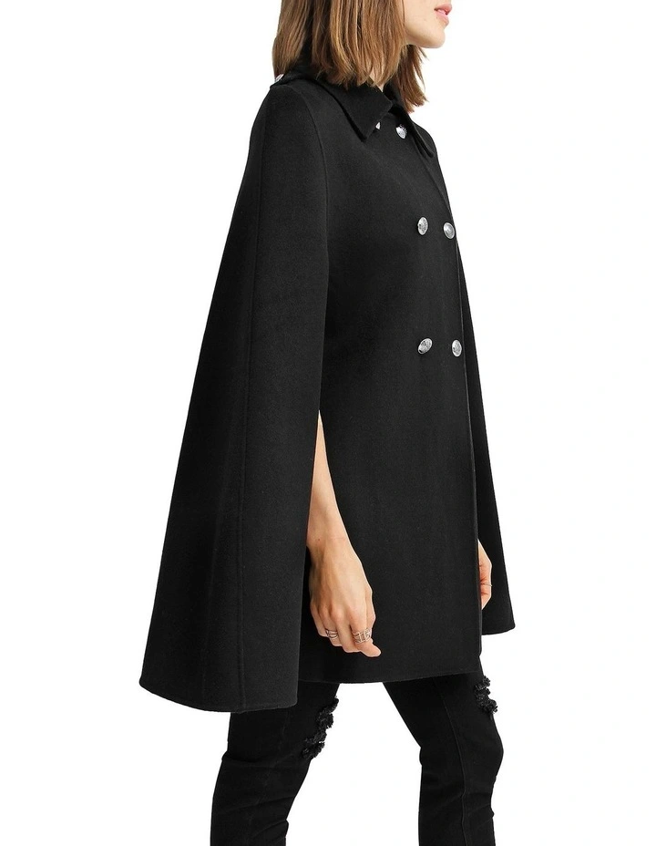 On My Mind Wool Blend Cape
