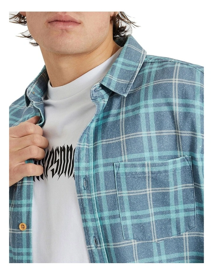 Charge Casual Long Sleeve Shirt in Nile Check