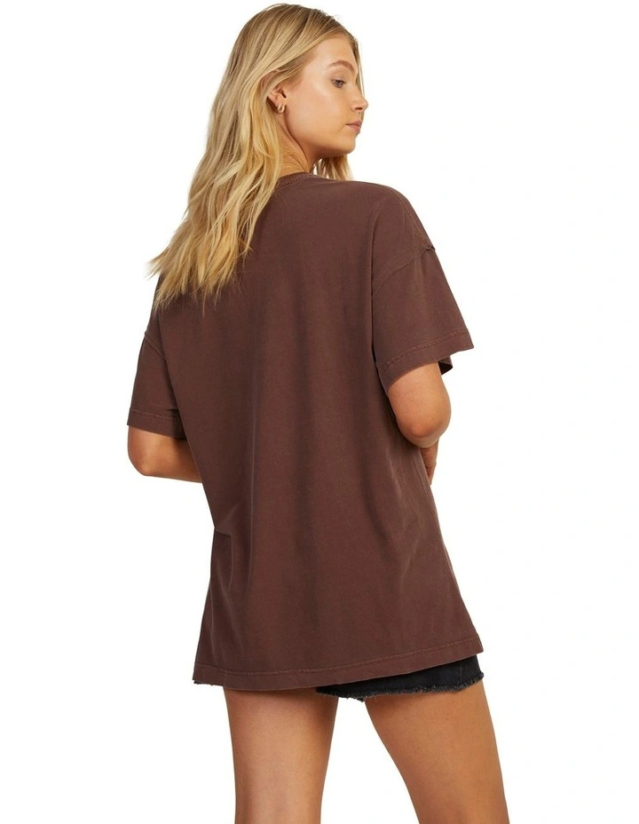 Sweet Janis Oversized T-shirt in Bitter Chocolate