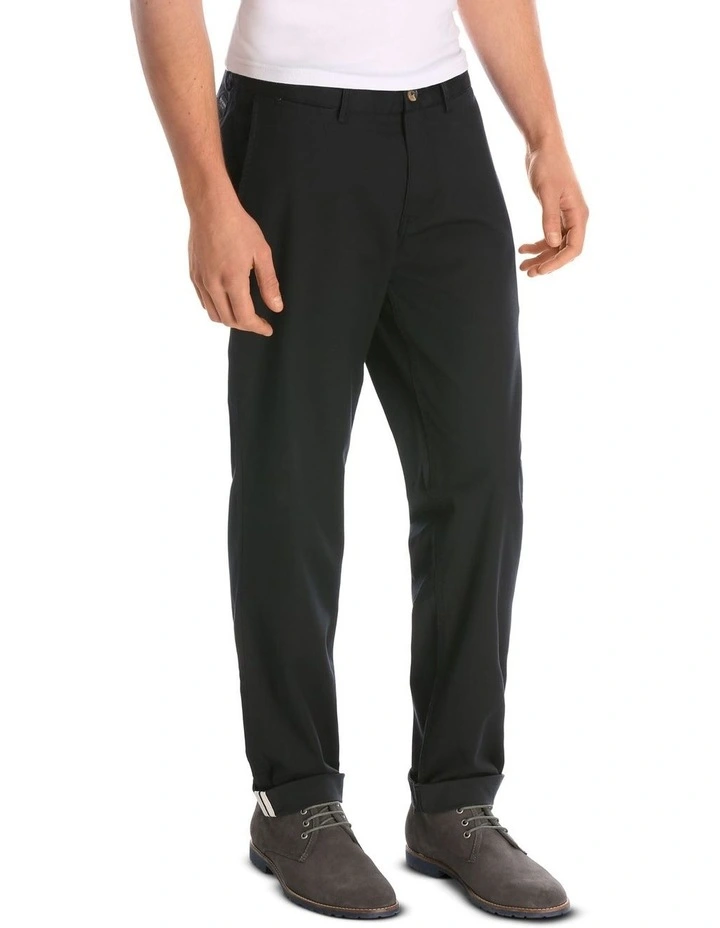 Slim Stretch Chino Pant in Jet Black