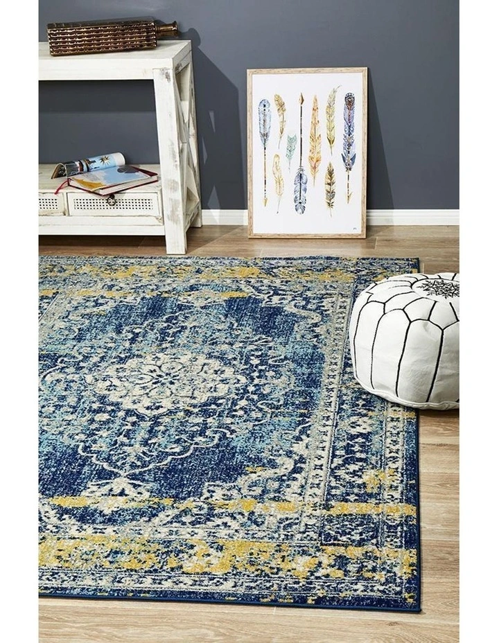 Museum Wilson Navy Rug In Navy