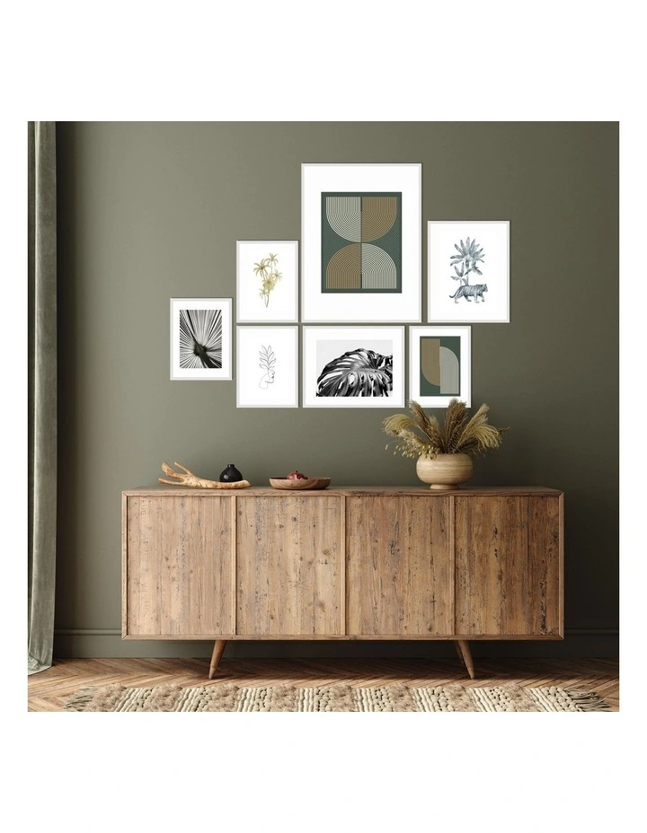 Instant Gallery Wall 7 Piece Frame Set in White