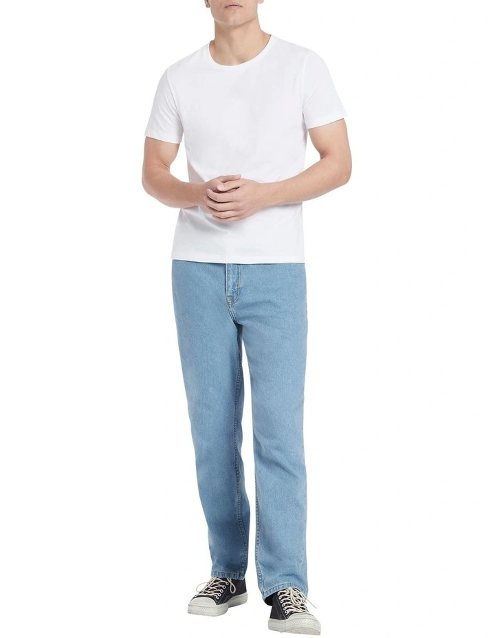 Brando Pima Cotton Tee in White
