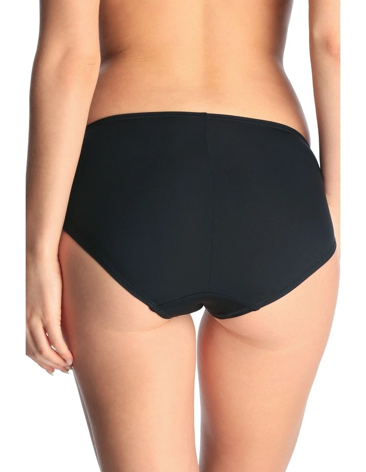 No Ride Up Micro High Cut Brief in Black