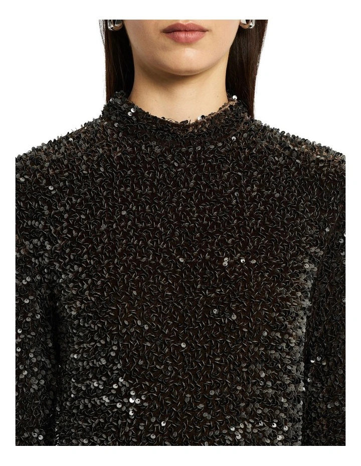 Dark Demise Dress in Cocoa