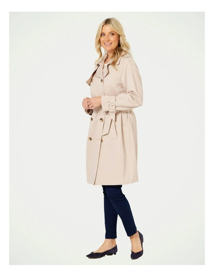 Brigitte Trench Coat in Sand