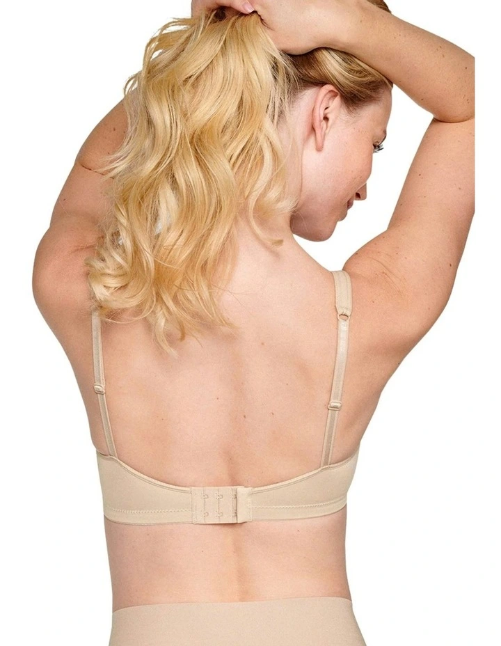 Elasticup 'Perfect Fit' Moulded Wirefree Bra in Light Beige