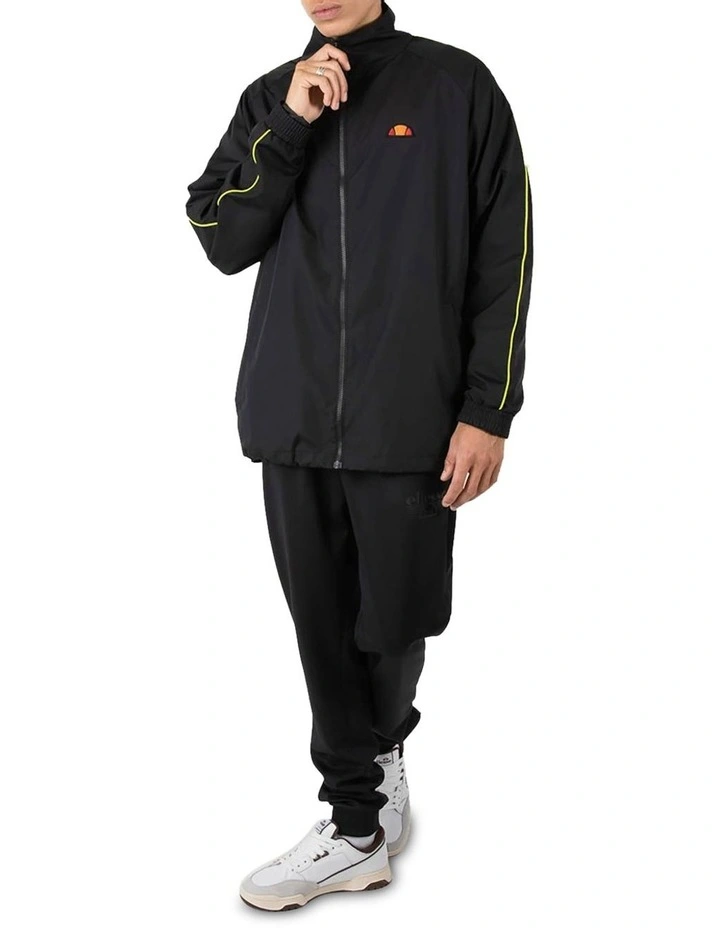 Vensaro Oversized Track Top in Black