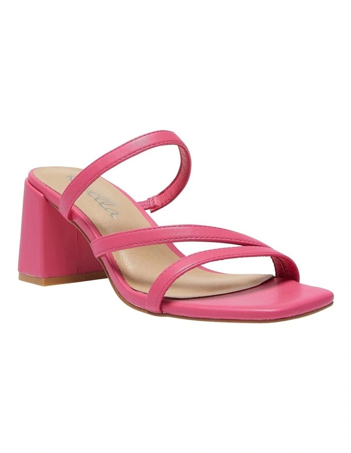 Geisha Sandals in Pink Smooth