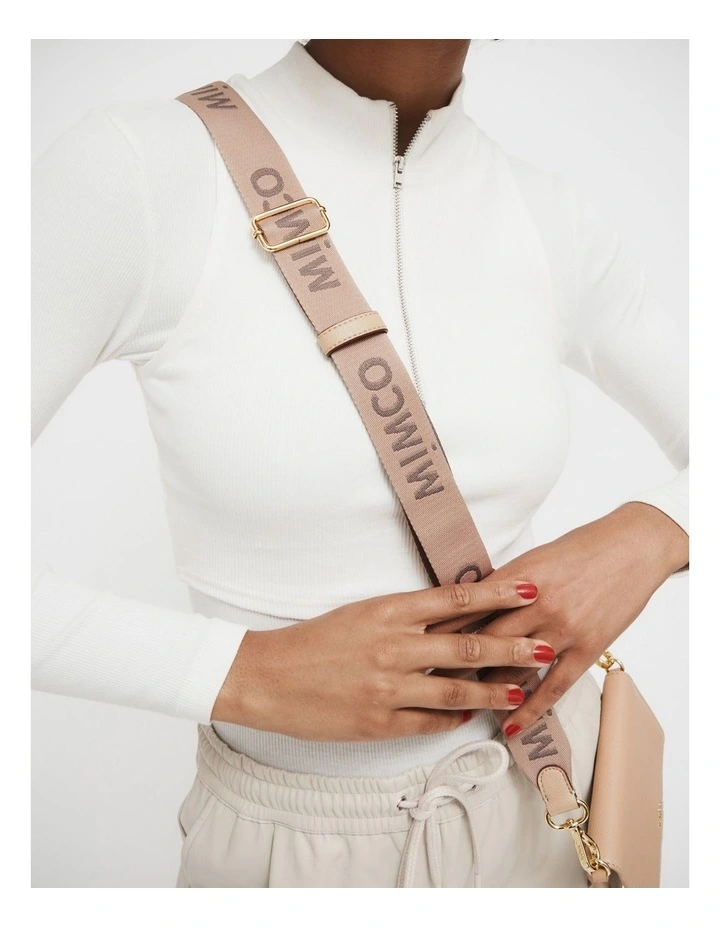 Webbing Bag Strap in Almond