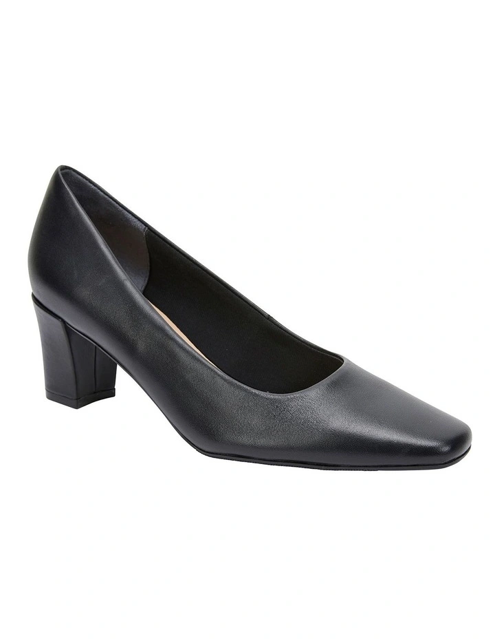 Nicole Black Glove Heeled Shoes