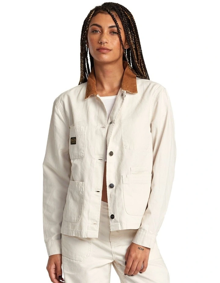 Recession Chore Coat in White