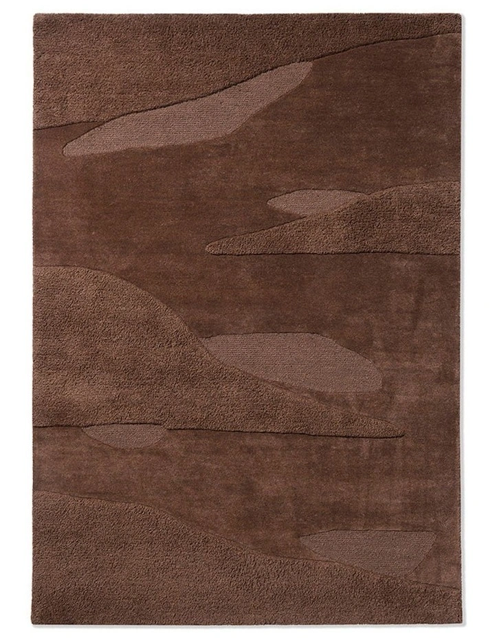 Decor Scape Rug 095005 in Brown