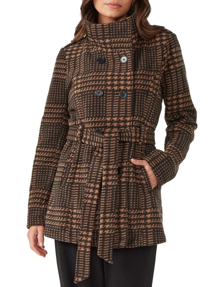 Rubens Jacket in Black/Brown