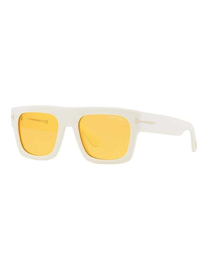 FT0711 White Sunglasses