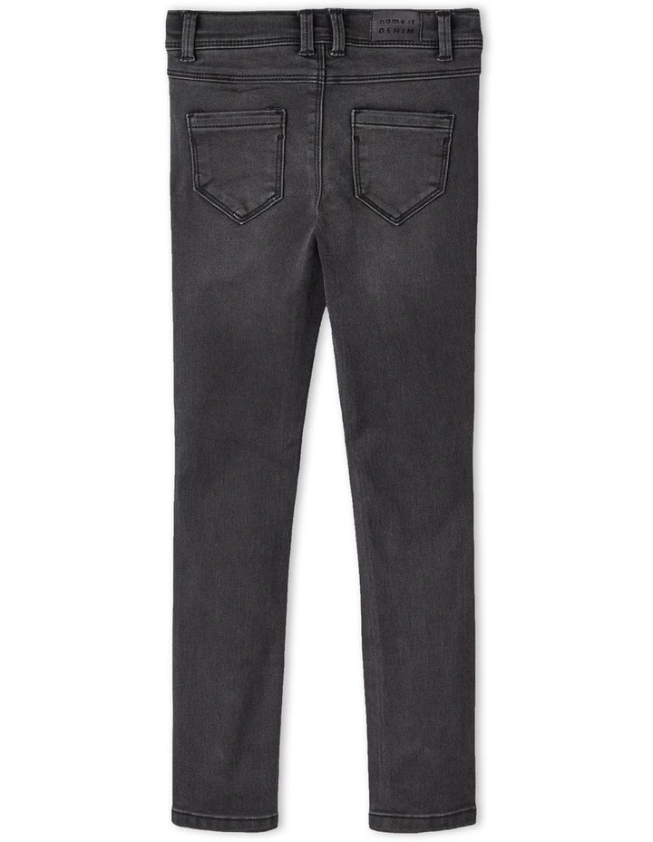 Polly Denim Pant in Black