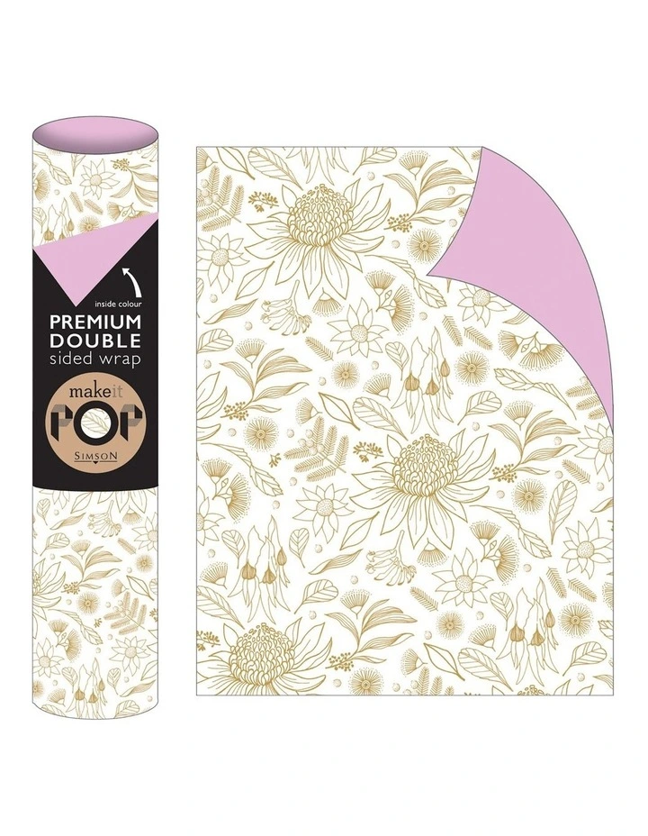 Golden Botanics Roll Wrap