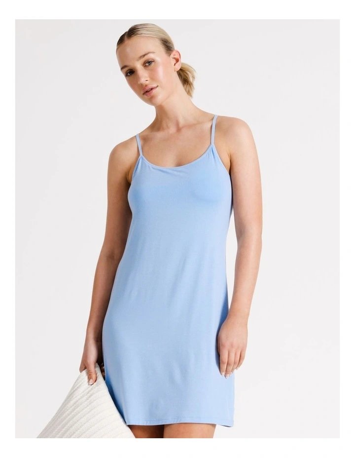 Pure Comfort Bamboo Chemise in Blue
