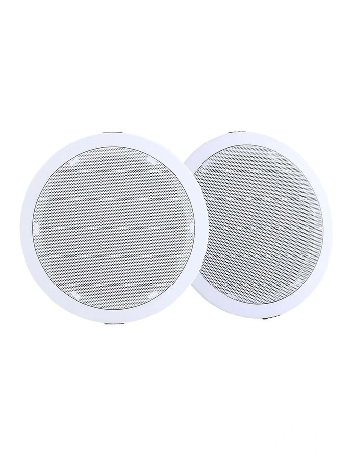 Ceiling Speakers 2 x 6"inch in White