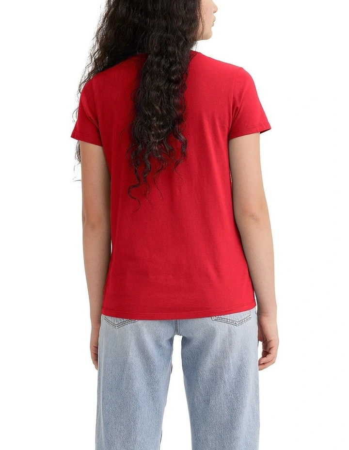 Perfect T-Shirt in Script in Red