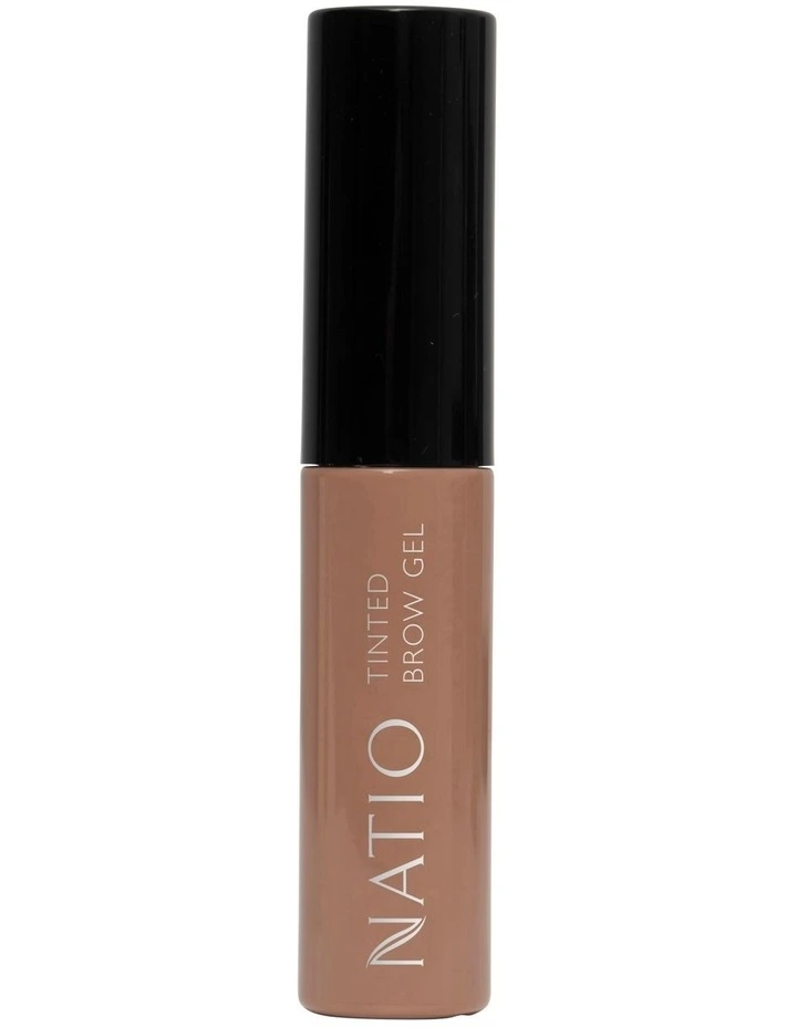 Natio Tinted Eyebrow Gel 8ml Dark Brown