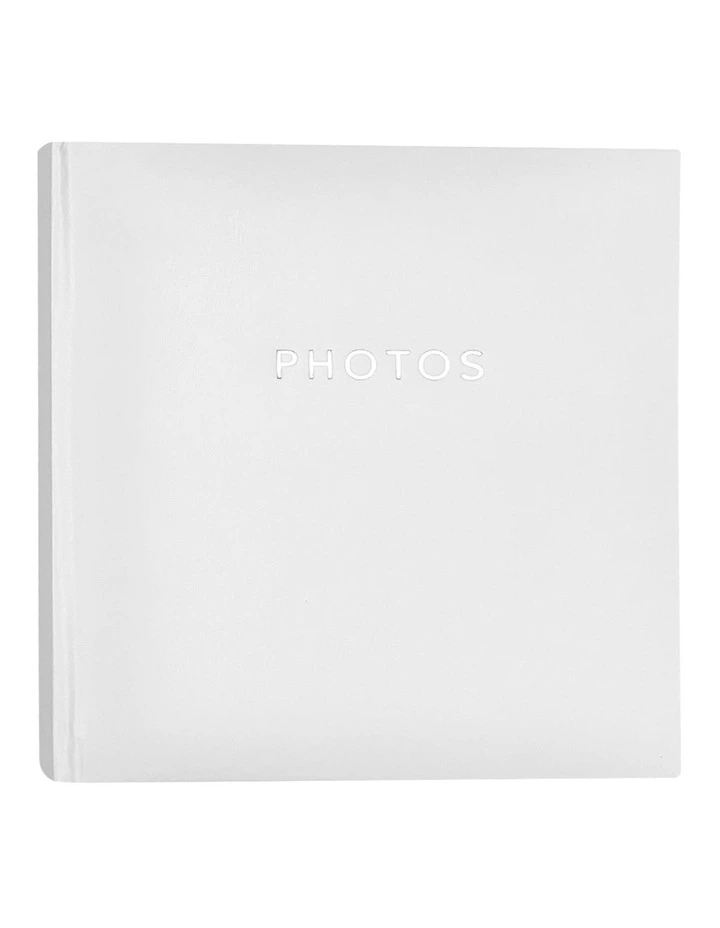 Glamour Photo Album 200 Photo Capacity in White