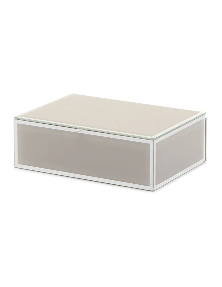 Sara Cool Grey Medium Jewellery Box