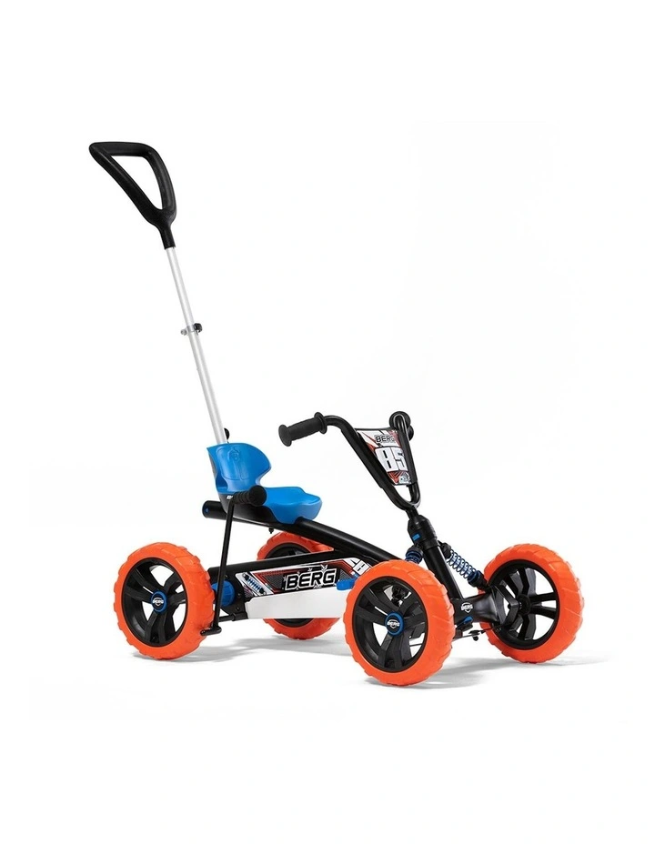 Buzzy Nitro Pedal Go Kart Ride On Toy 2in1 (2-5Years) in Orange/Blue
