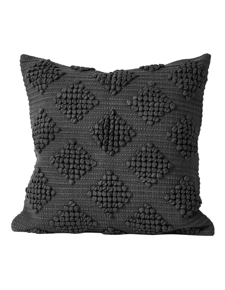 Husk Cushion in Charcoal