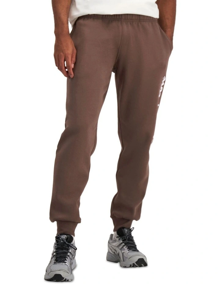 Script Cuff Track Pant in Pepperberry